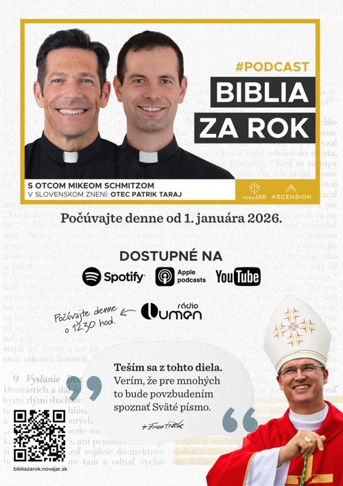 Plakát na farní vývěsce